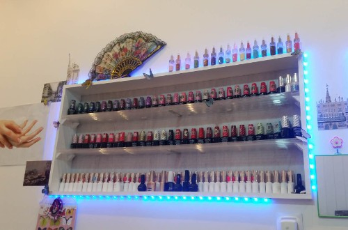 ongles GAONICE extension cil 50€ beauté des pieds avec semipermanent 30€
